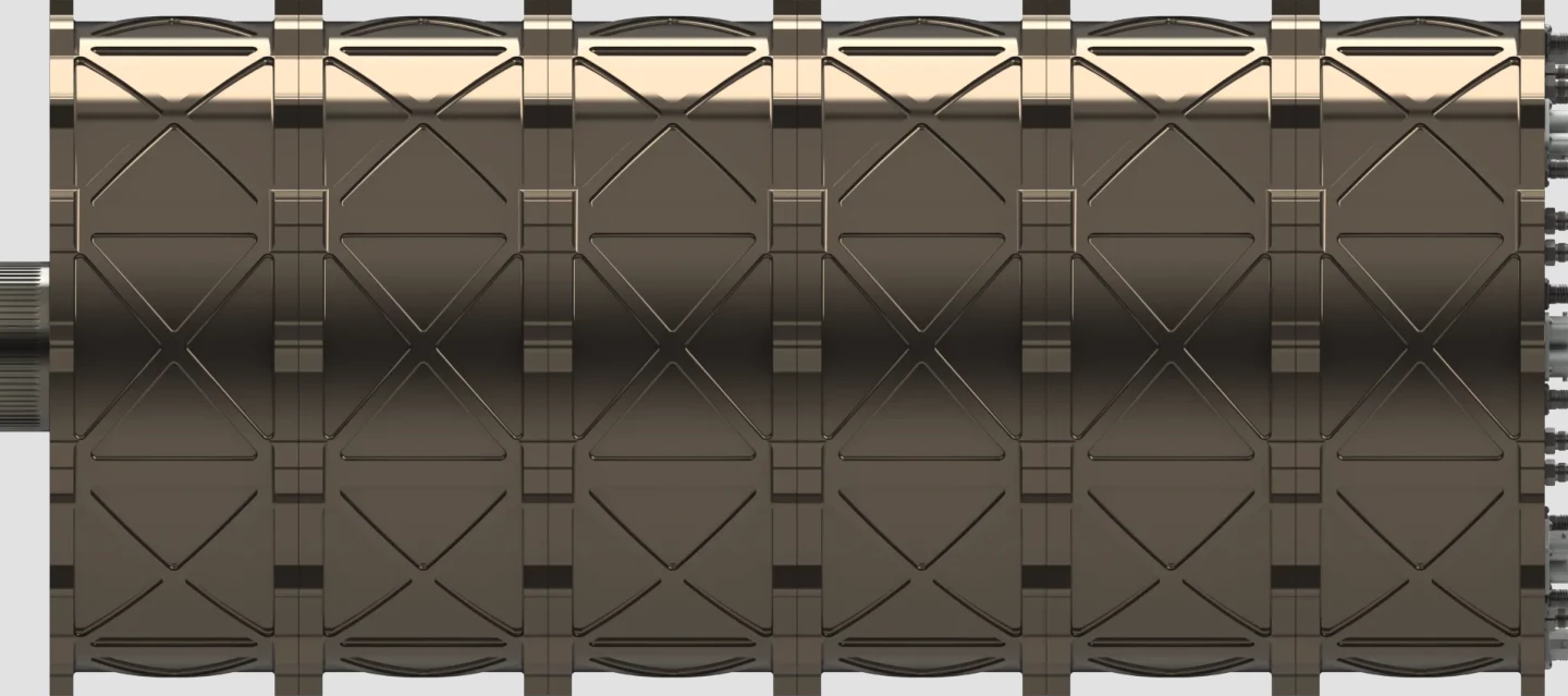 Multiple H3X motor units can be stacked together for increased power