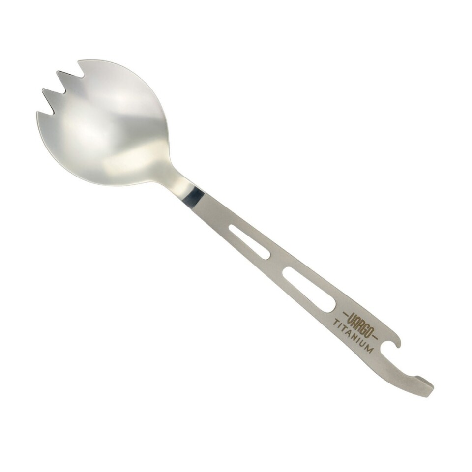 The Titanium Scork weighs just 12 g (0.4 oz)