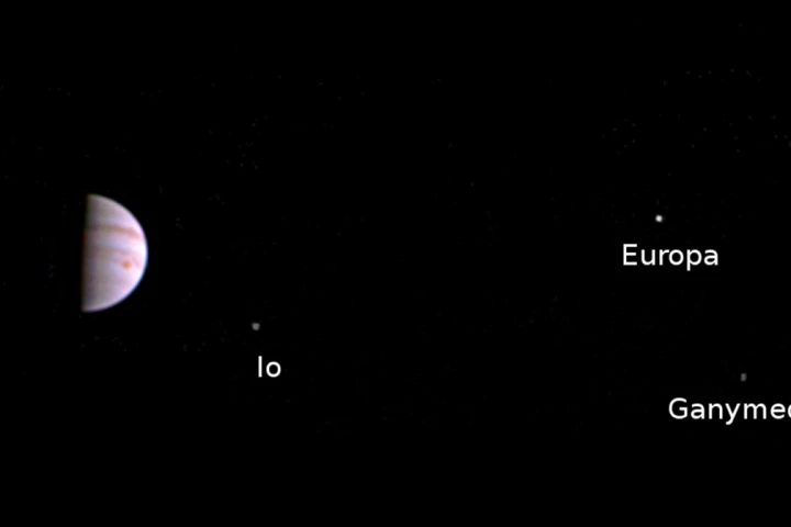 This color view from NASA's Juno spacecraft is made from some of the first images taken by JunoCam after the spacecraft entered orbit around Jupiter on July 4th