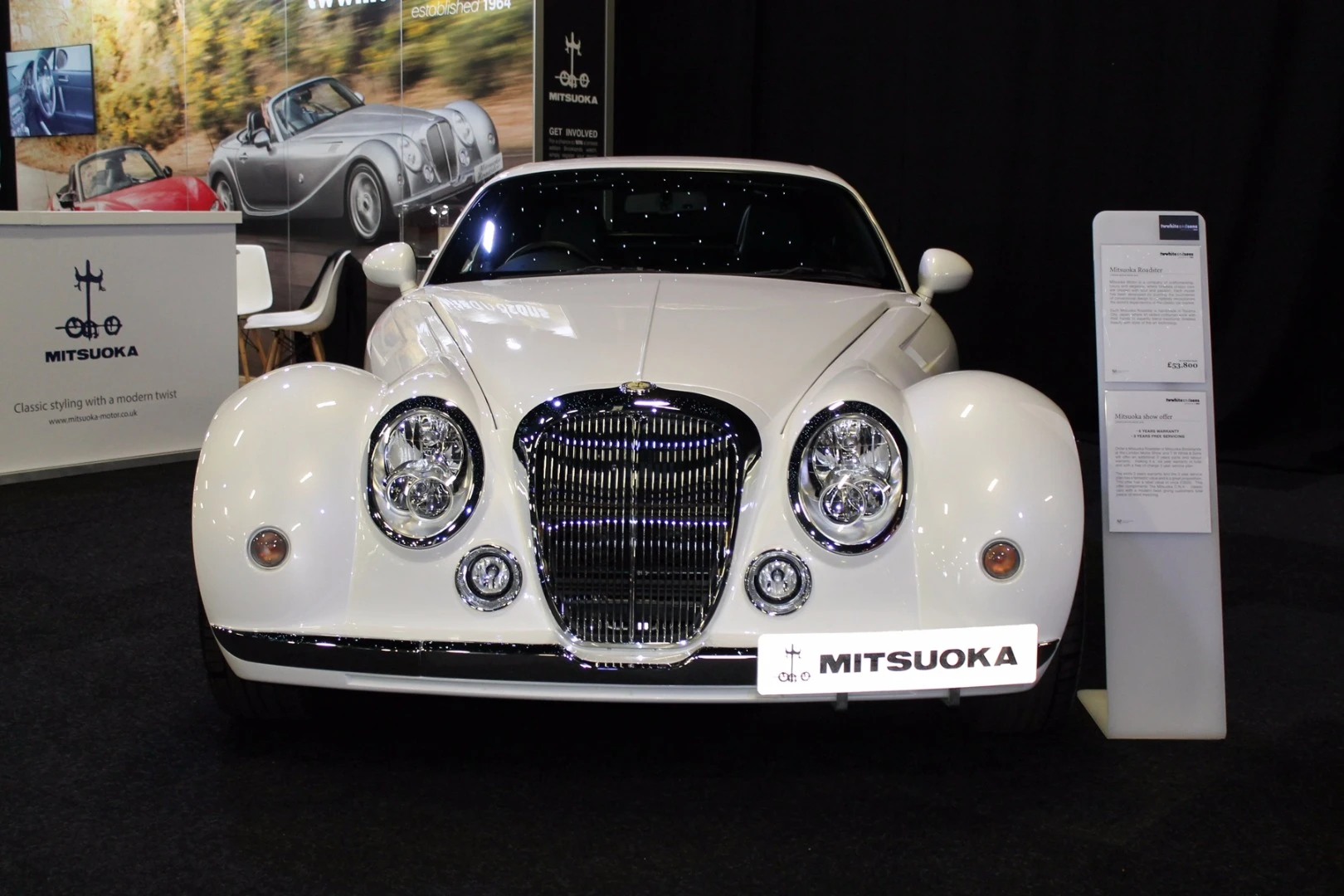 The Roadster's grille is big and brash, but doesn't help its styling