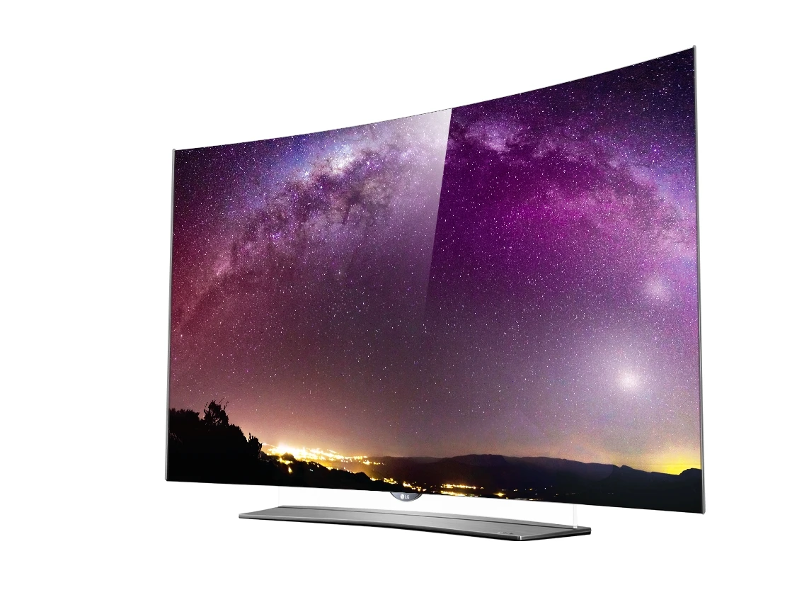 The floating curved screen EG9600