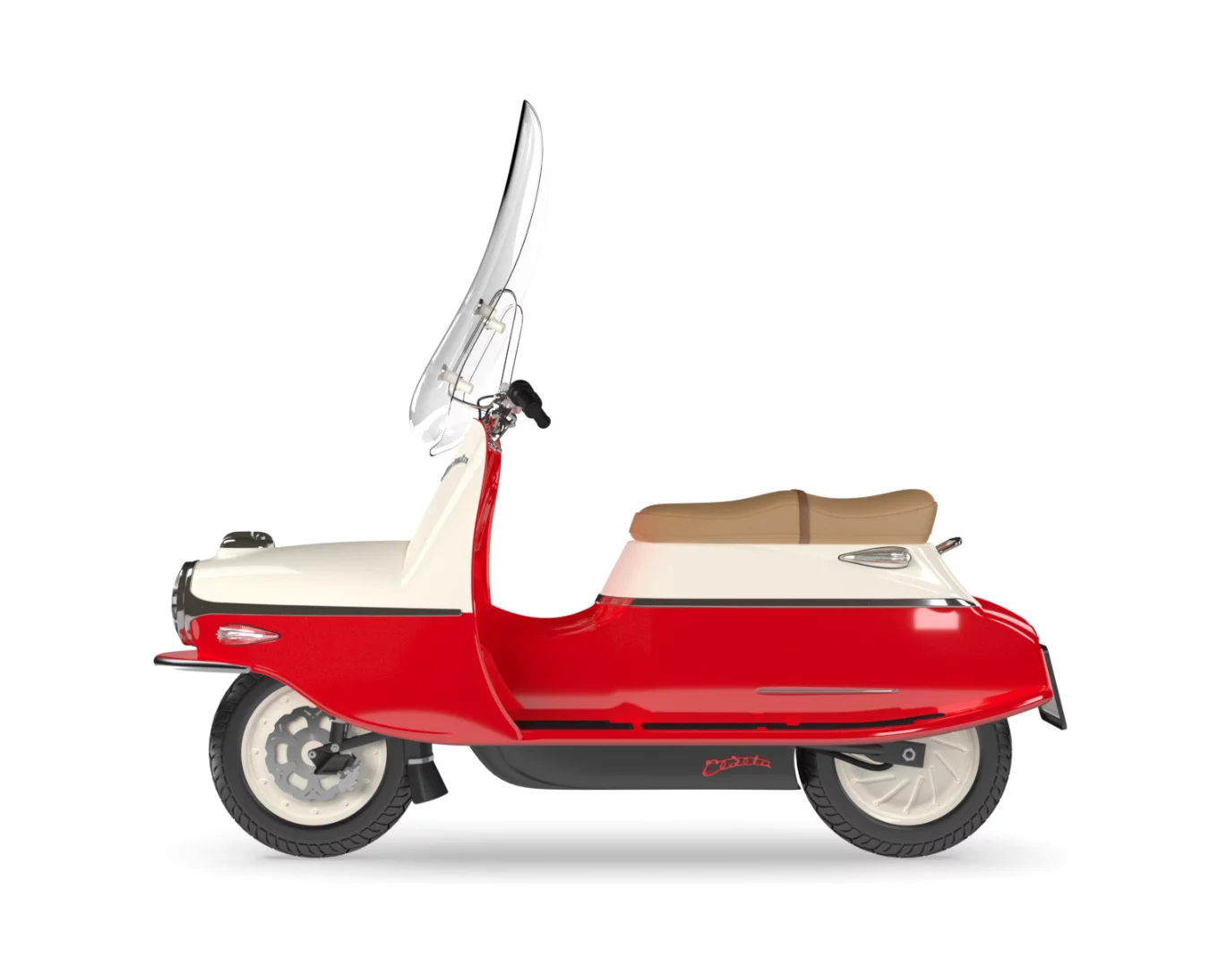 Two-tone color options for the Čezeta Type 506 cost a little extra