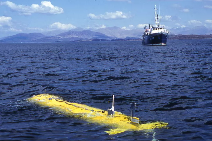A new algorithmic system allows AUVs to reach their destinations faster, or to use less power, by identifying and traveling with existing ocean currents (Photo: Stifyn Tonna)