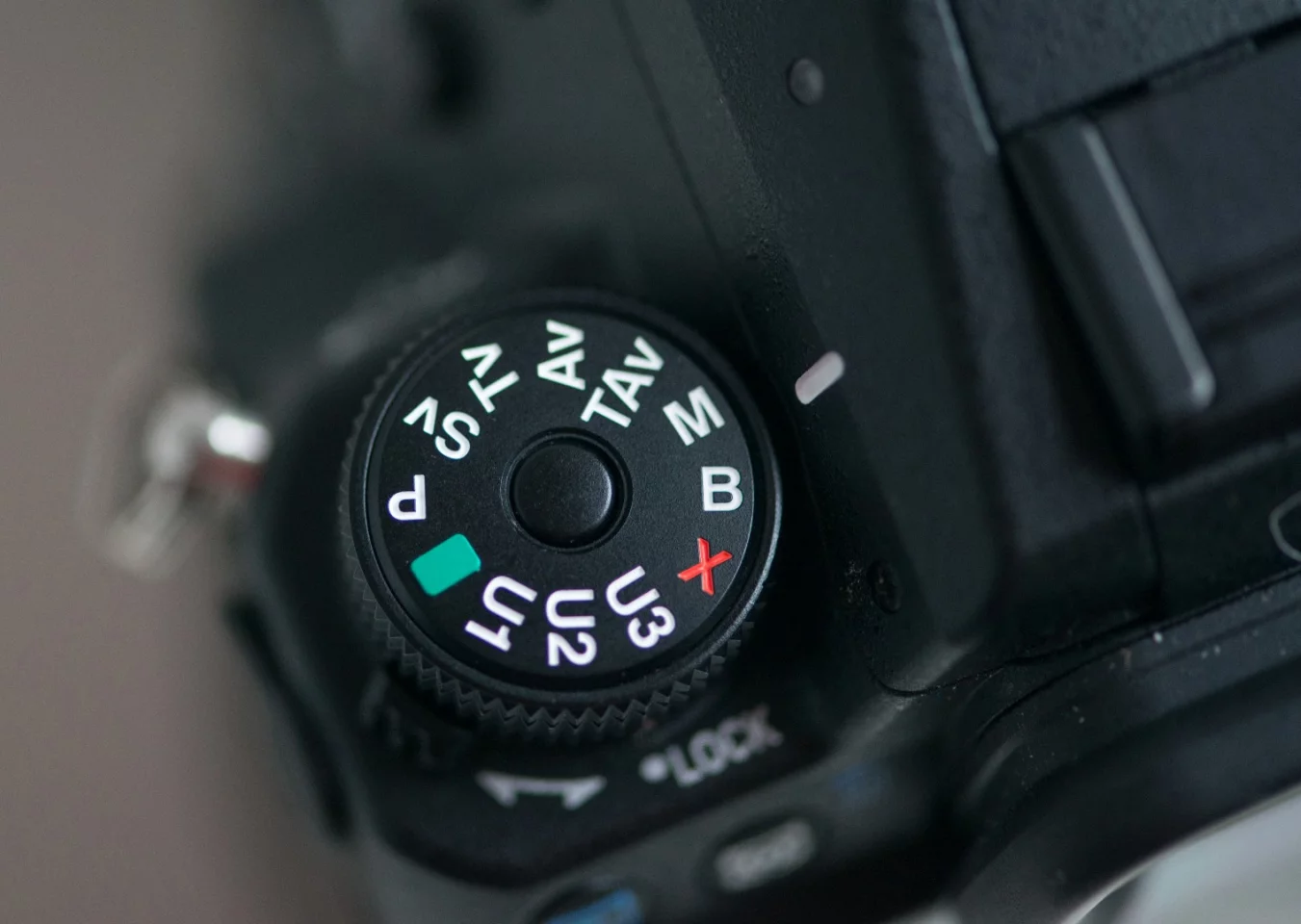 The locking mode dial on the Pentax K-3 II allows quick access to a number of settings