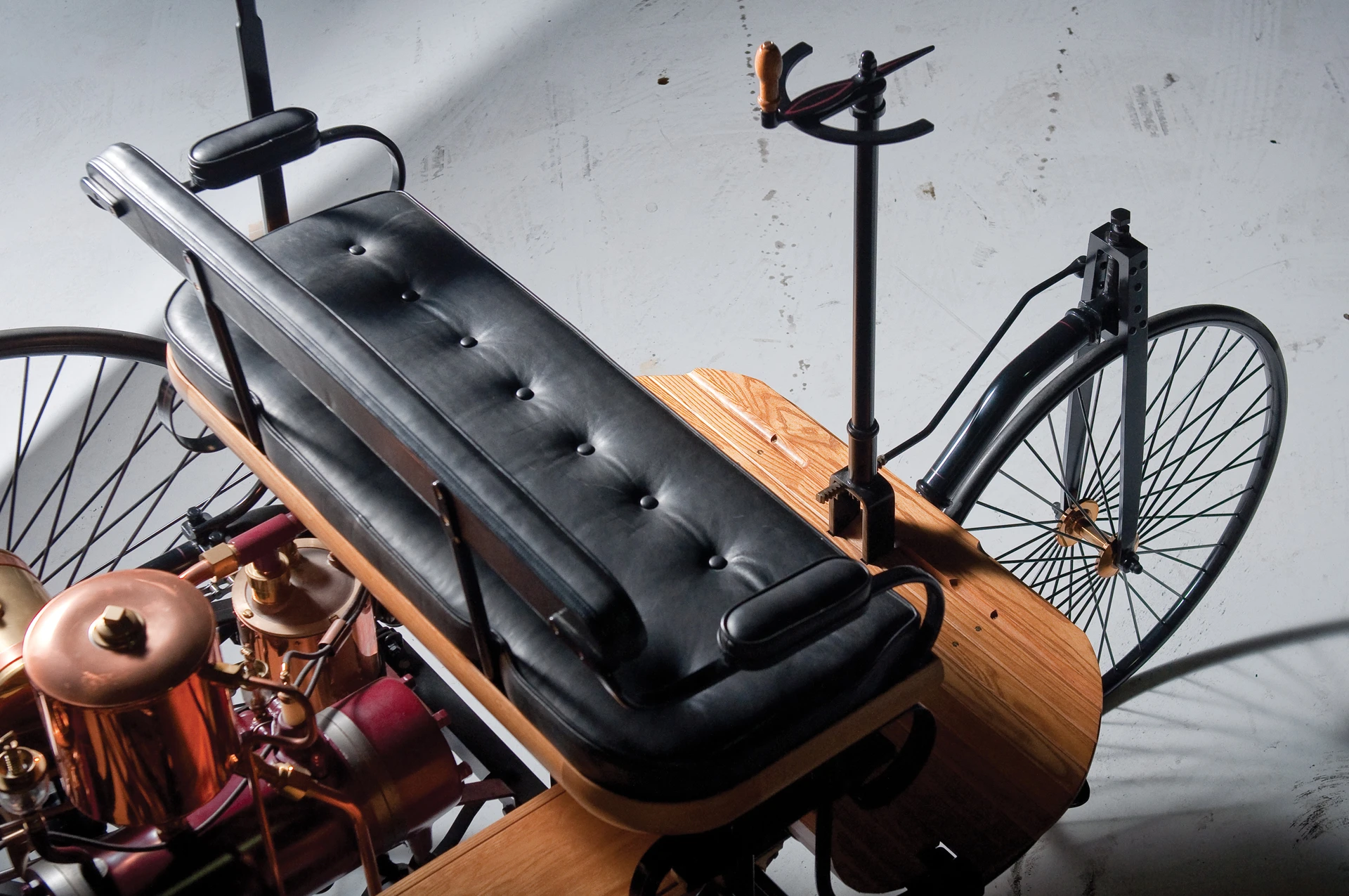 German Patent No. 37435 was awarded to Karl Benz on January 29, 1886 - the vehicle pictured here is the subsequent iteration built two years later