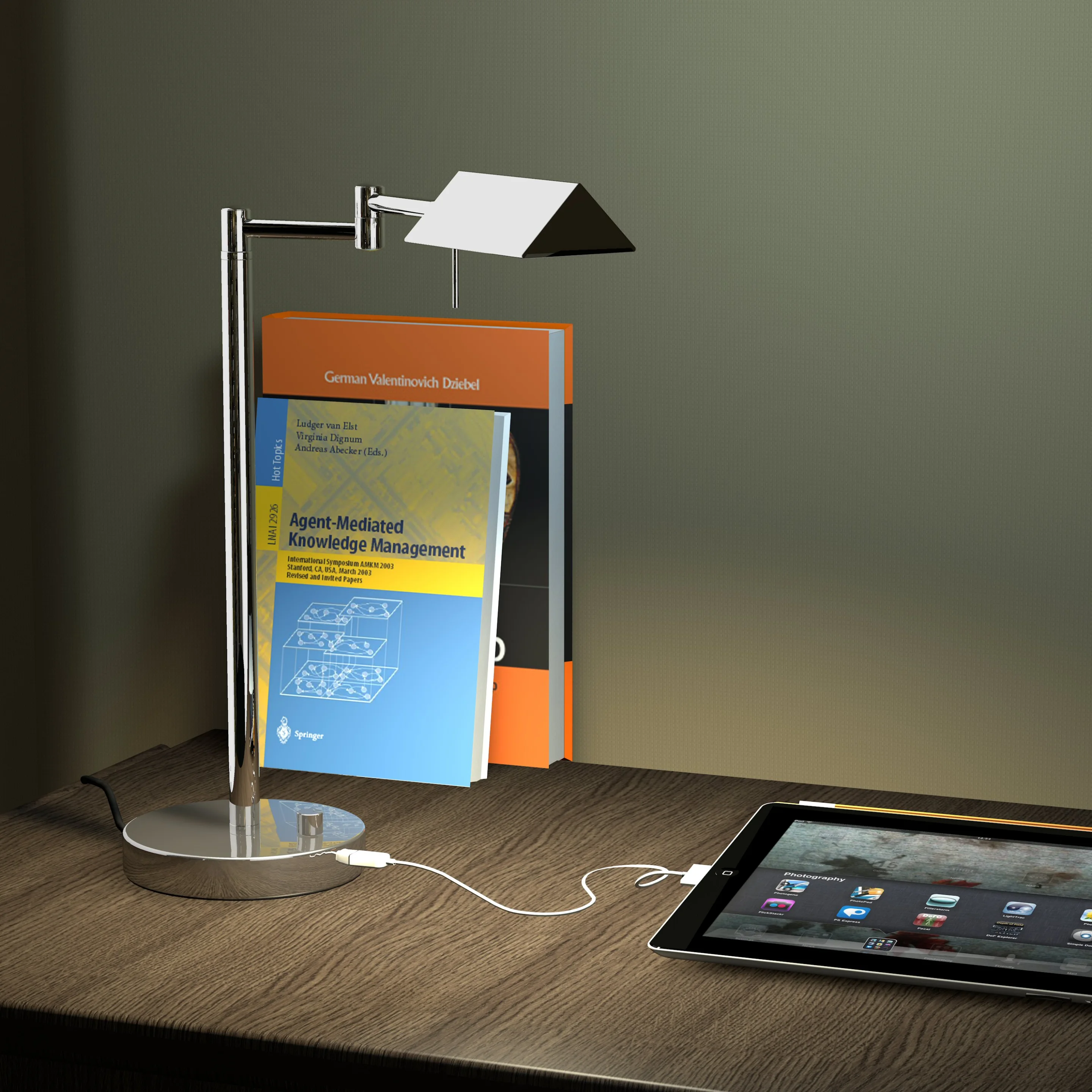 The t'Light E1 LED desk lamp