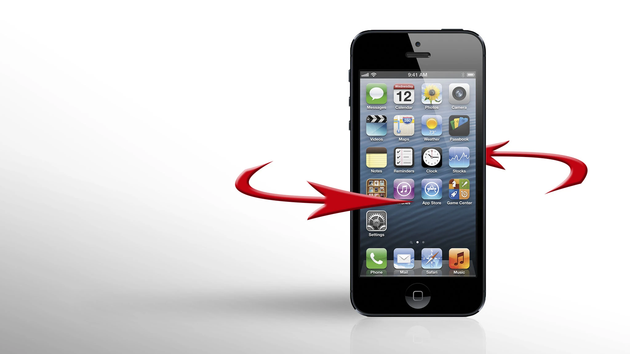 Cycloramic uses the iPhone's vibration motor to spin it in a circle