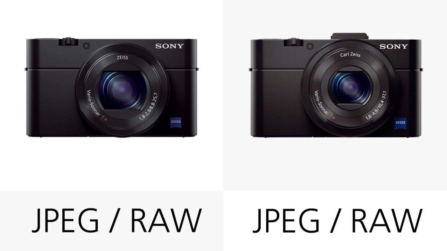 As you would expect for cameras of this calibre and cost, both the Sony RX100 III and RX100 II can shoot JPEG image files or more post-processing friendly RAW files