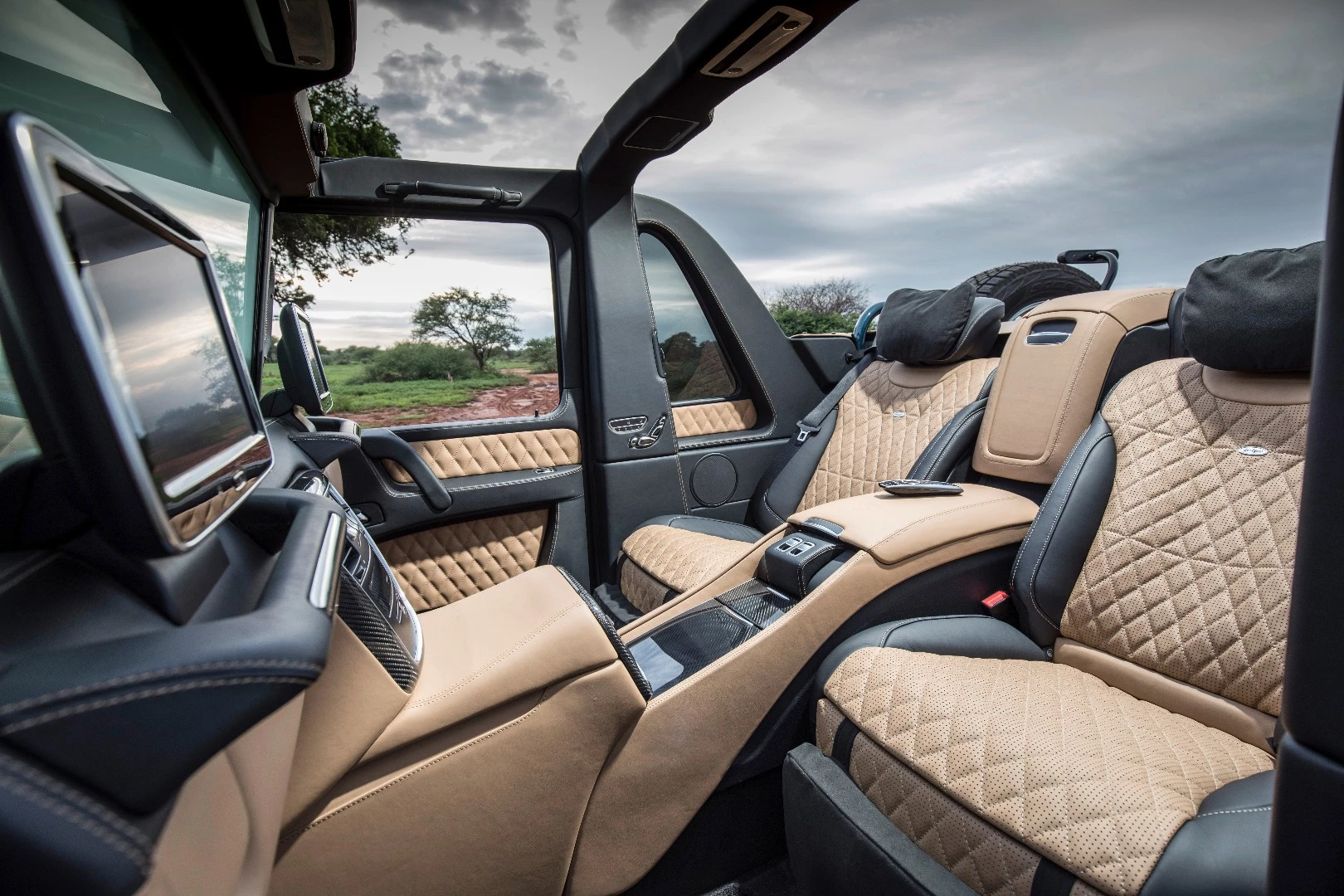 The ultimate chauffeured off-road experience: the Mercedes Maybach G650 Landaulet