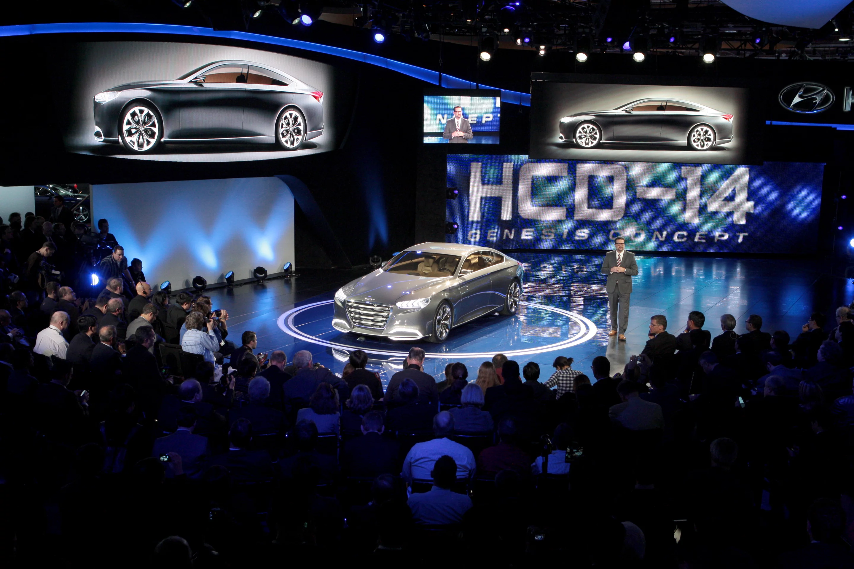 The Hyundai HDC-14 Genesis concept at the North American International Auto Show