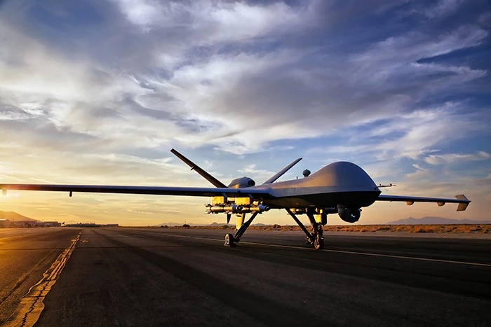 The MQ-9 Reaper drone first flew in 2001