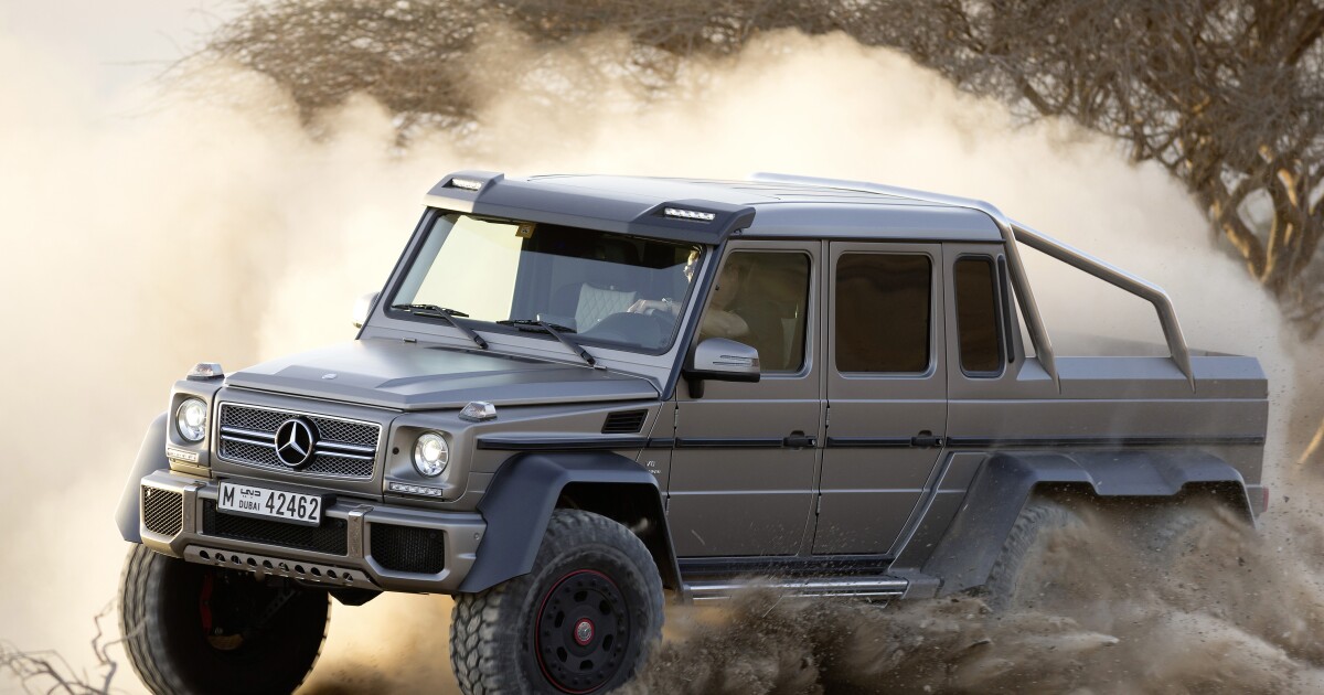 Mercedes Benz 544 Hp G 63 Amg 6x6 Off Roader Close To Production