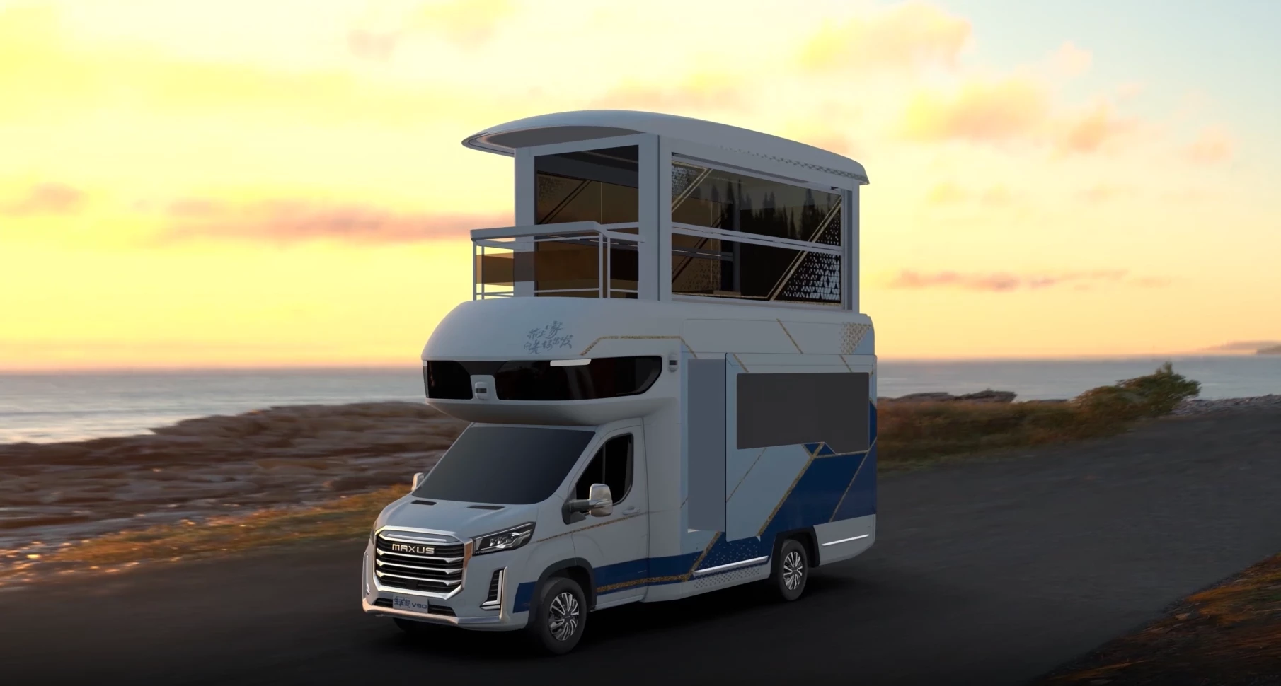 Enjoy more space and better views with the high-rising SAIC Maxus V90 Life Home Villa Edition