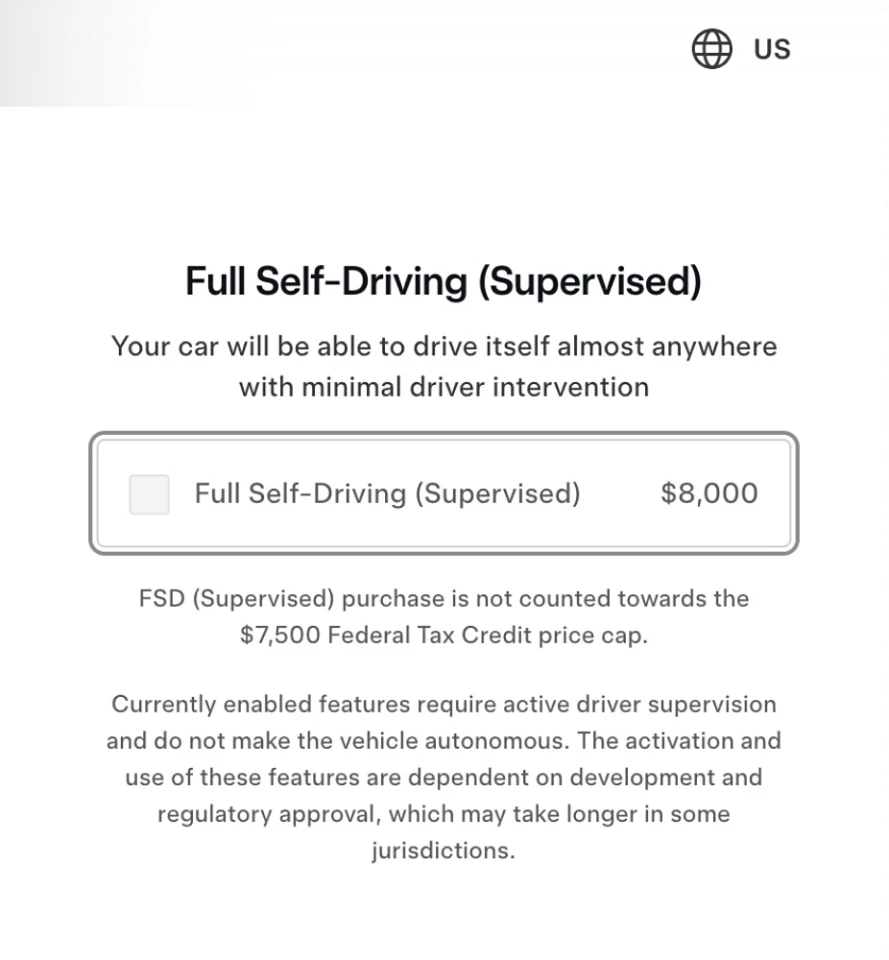 In response to legal and regulatory scrutiny, Tesla altered the nomenclature of Full Self-Driving to "Full Self-Driving (Supervised)"