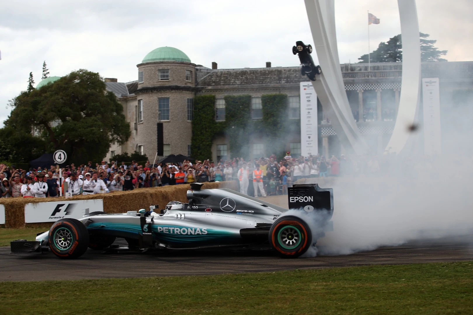 This world-championship winning Mercedes F1 car was driven by Valtteri Bottas
