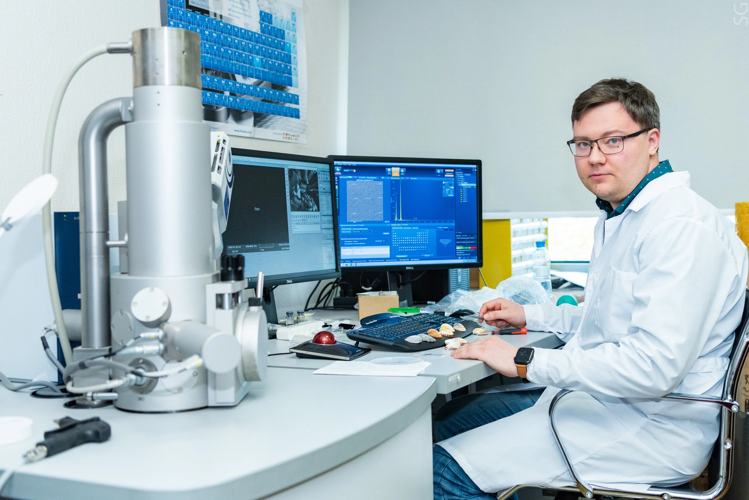 Evgeny Kolesnikov and a team of material scientists at Russia's National University of Science and Technology MISIS have developed a promising new anode material for lithium batteries