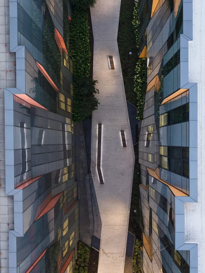 Architecture from Above, a series from Swiss photographer Alex Buschor, based in Zurich (Credit: Alex Buschor Behance CC BY-NC-ND 4.0)