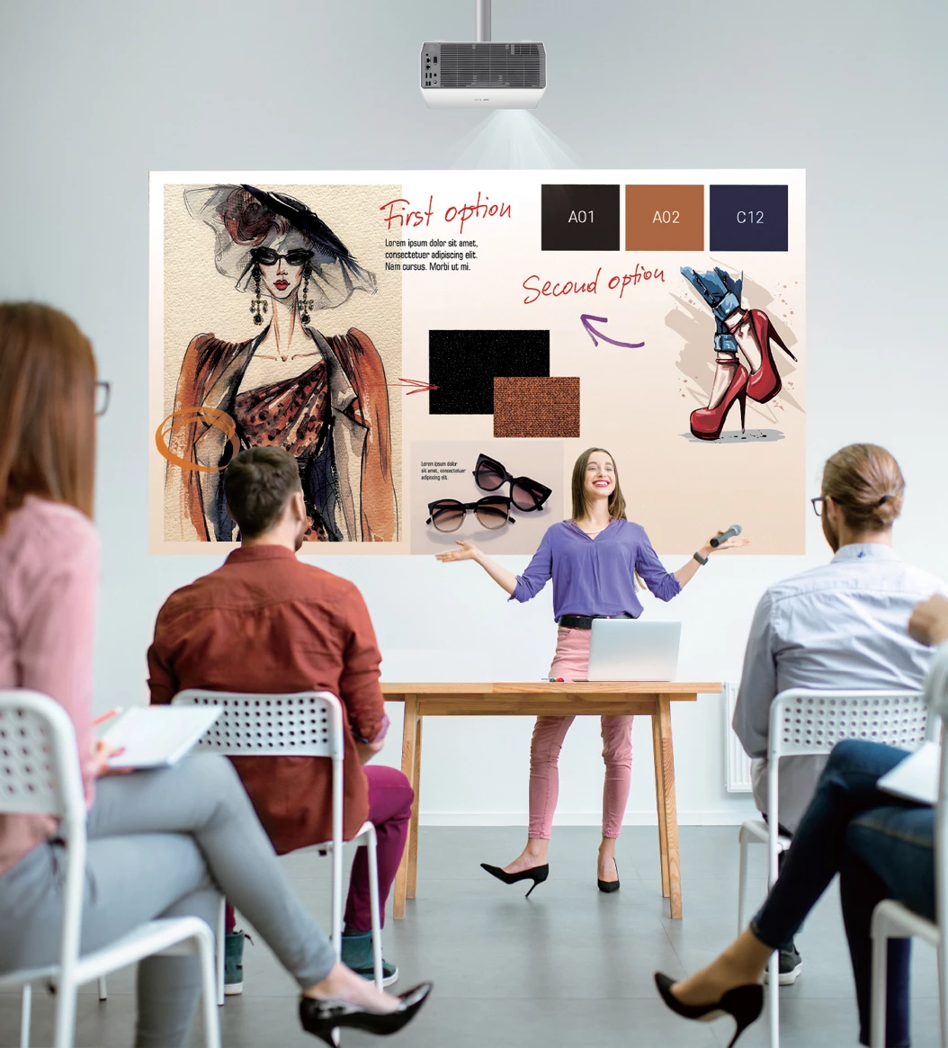 The ProBeam business projectors can throw either 4K UHD or WUXGA content at up to 300 inches