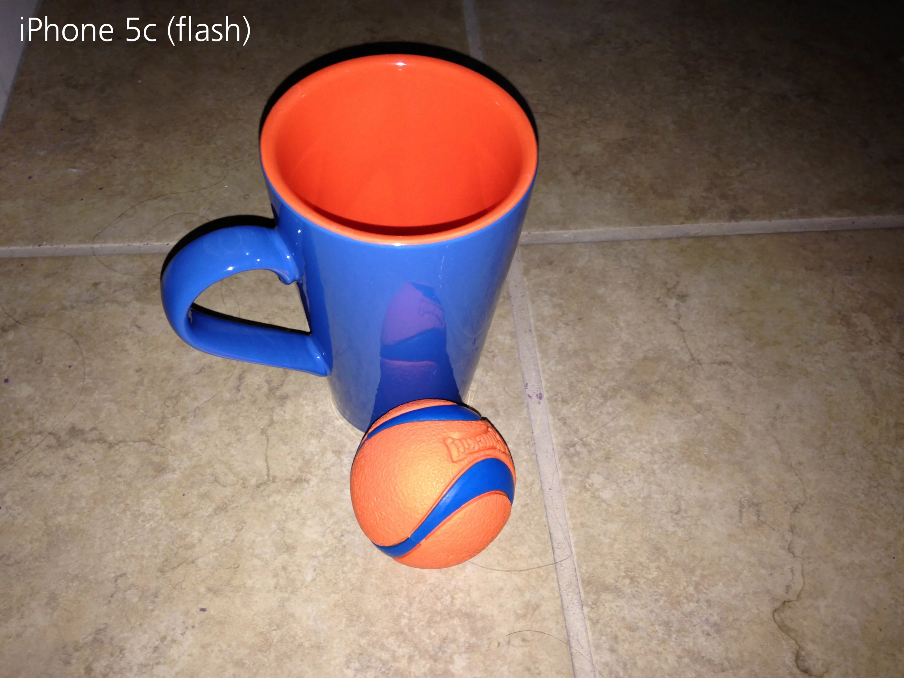 Flash photography, taken with the iPhone 5c