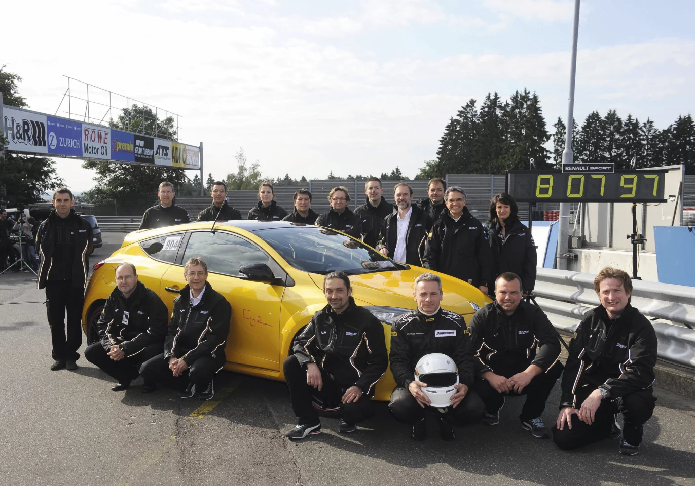 The Renault Sport team that set the 2011 FWD record for the Nurburgring that was broken by SEAT a few weeks back.