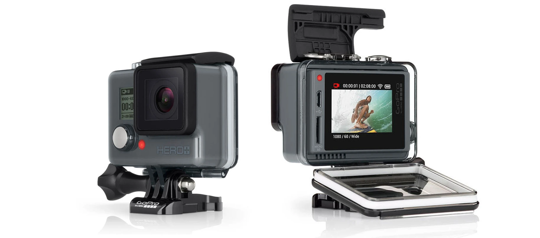 The GoPro Hero+ LCD is a budget-friendly touchscreen-toting action camera