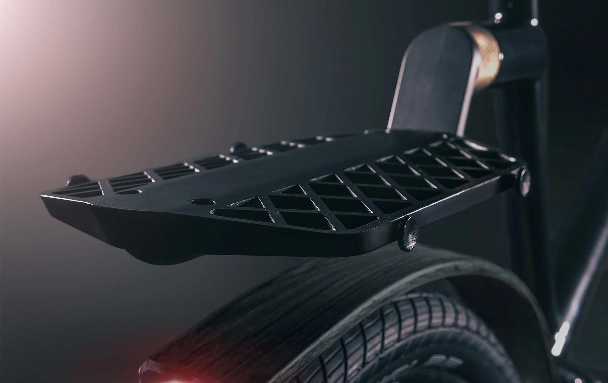 The Blackline's removable rear rack