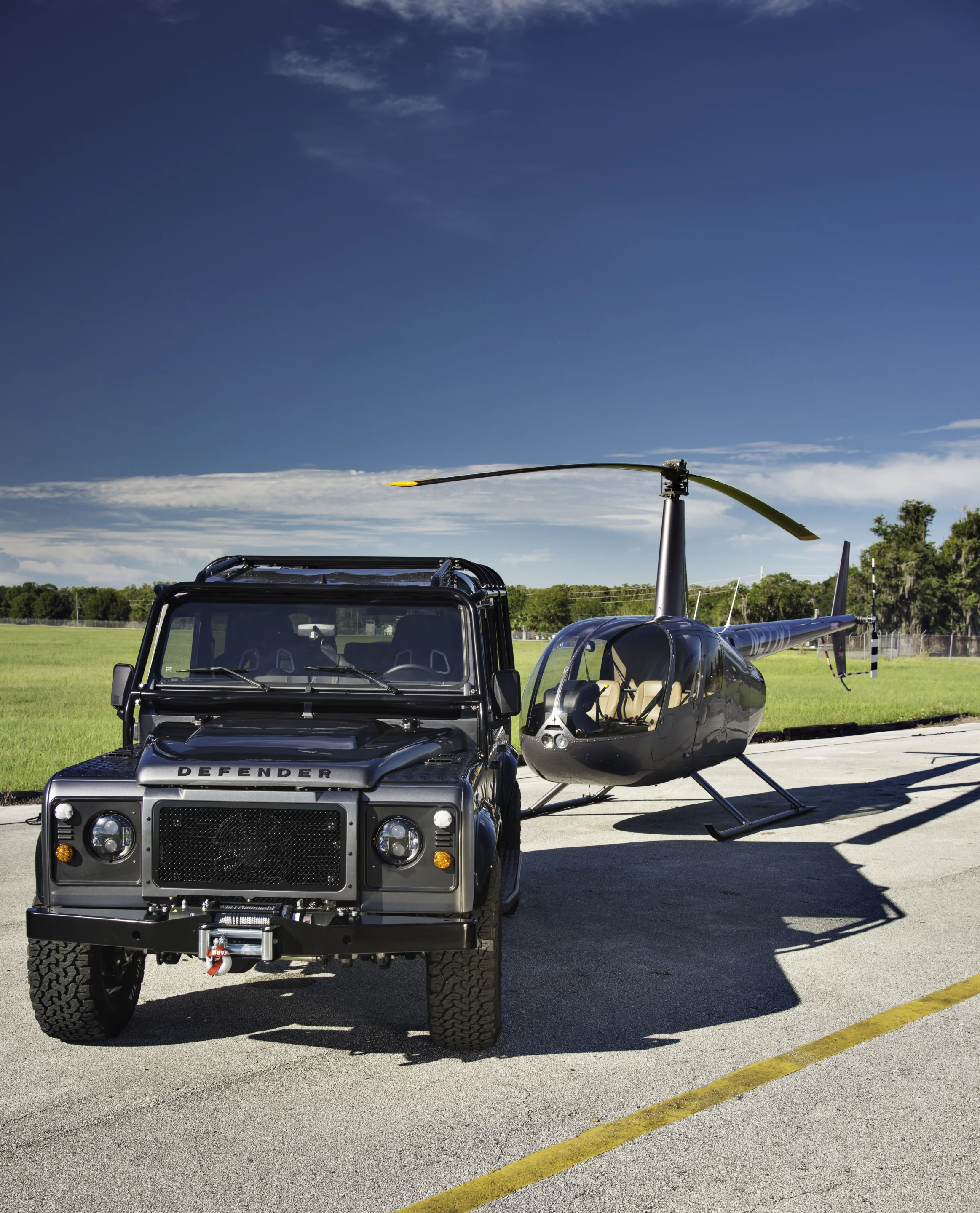 The East Coast Defender Project XIII is powered by a Corvette V8