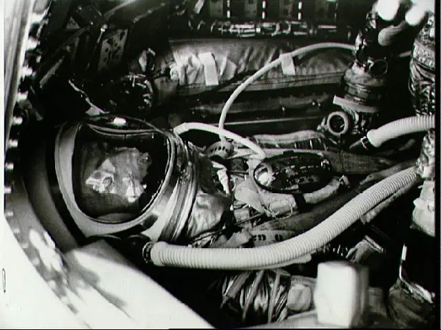 Scott Carpenter in Aurora 7 (Image: NASA)