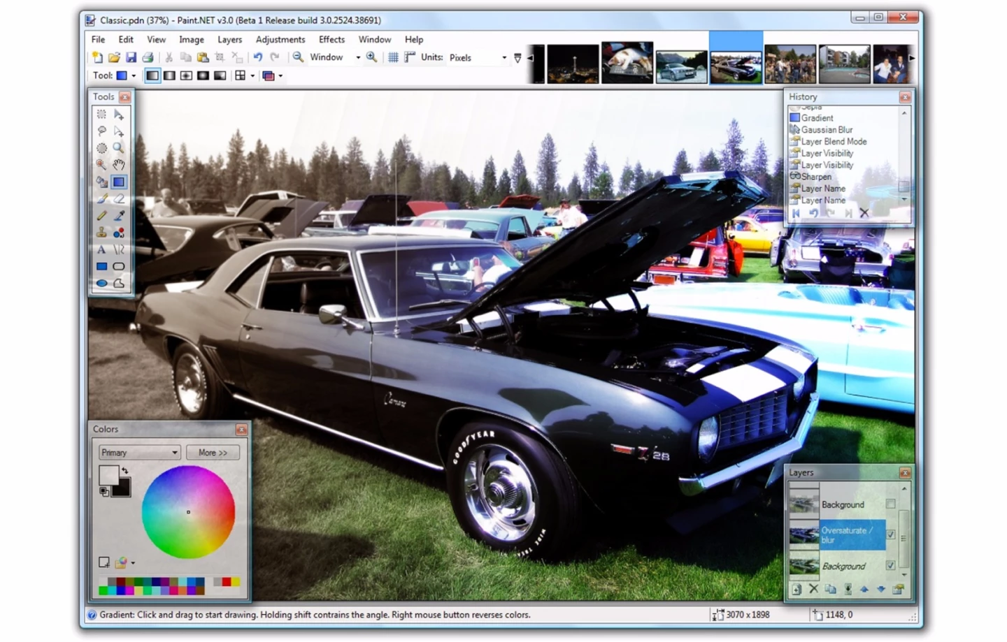 Screenshot from Paint.NET