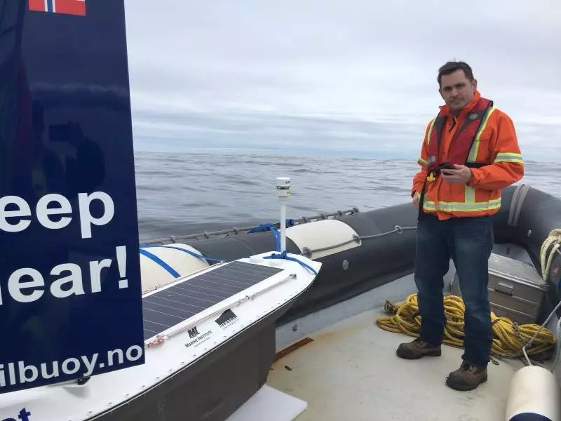 The Sailbuoy Met was deployed from Newfoundland by the Marine Institute on June 7, 2018