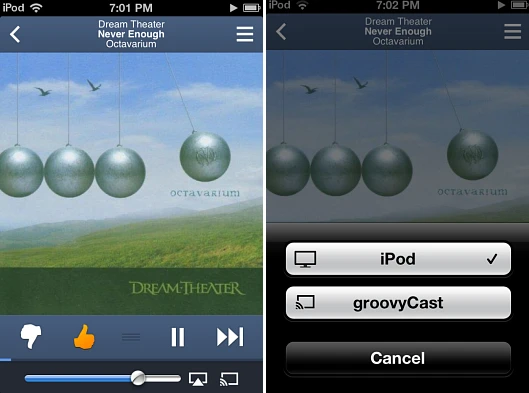 Pandora for Chromecast works on iPhone and iPod touch, with support for iPad promised to be coming soon