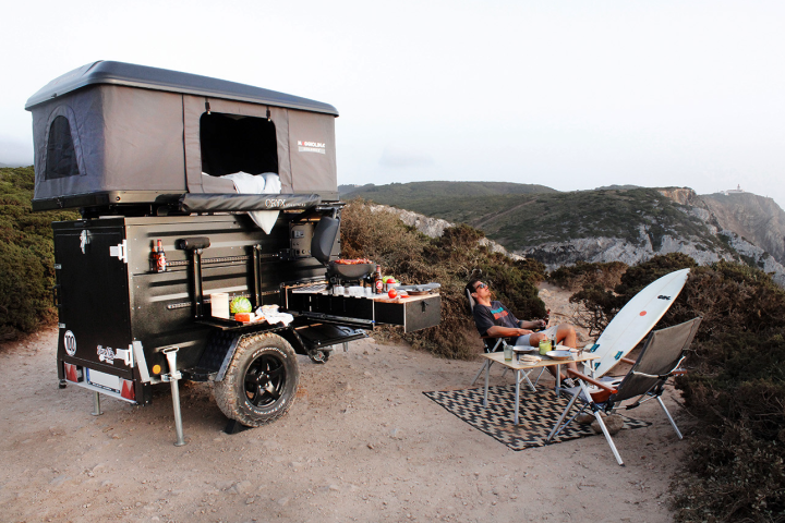 Add a rooftop tent and maybe a few rack and side accessories, and your little utility trailer turns into a relaxing base camp that covers all necessities