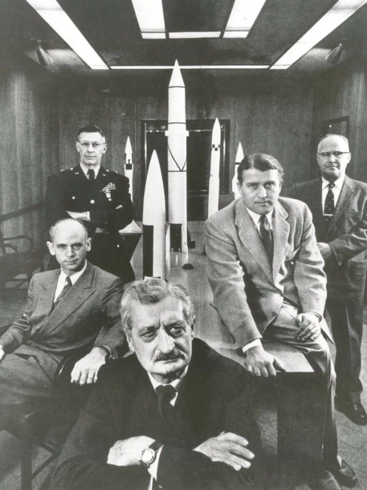 Hermann Oberth and the ABMA team