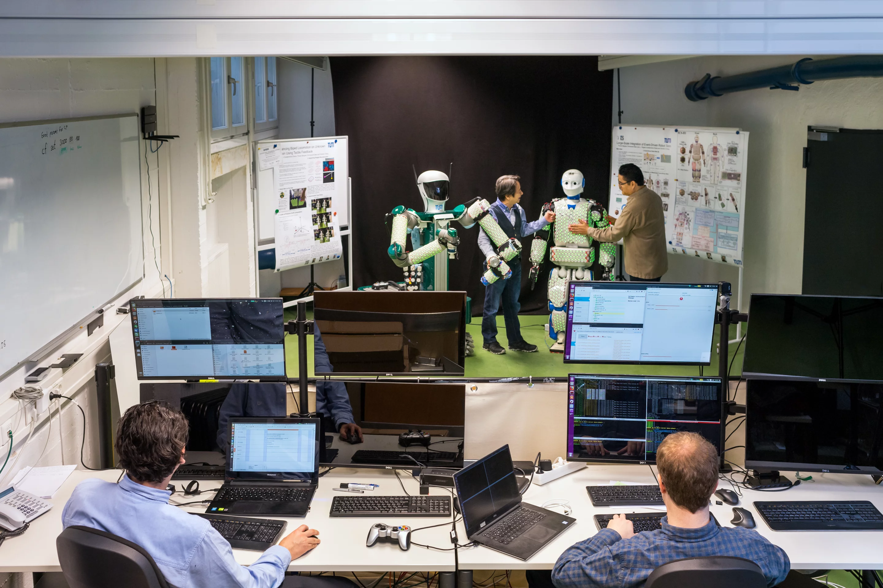 Gordon Cheng and his team doing research and developing an artificial skin for robots