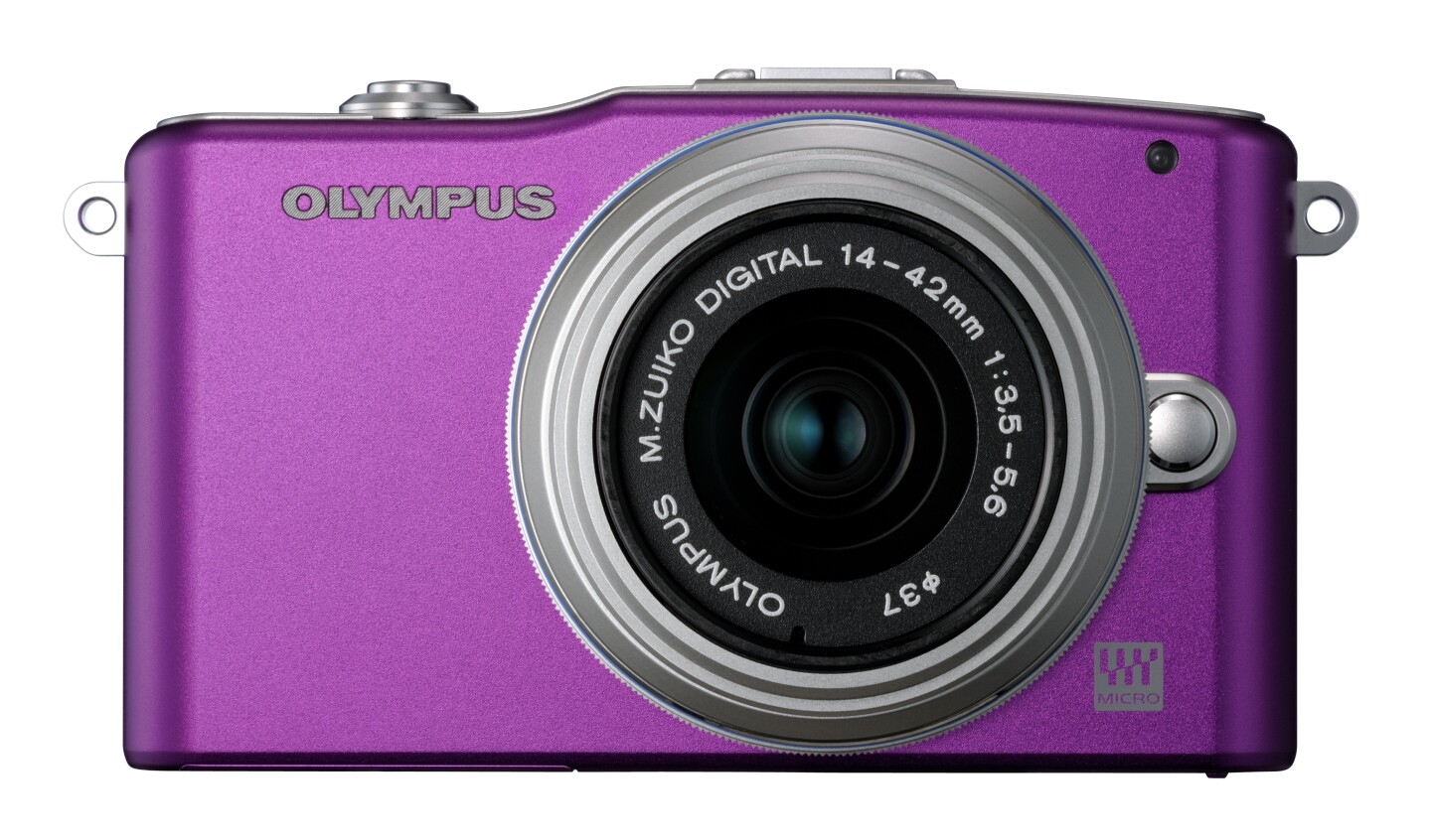 The Olympus PEN E-PM1 camera