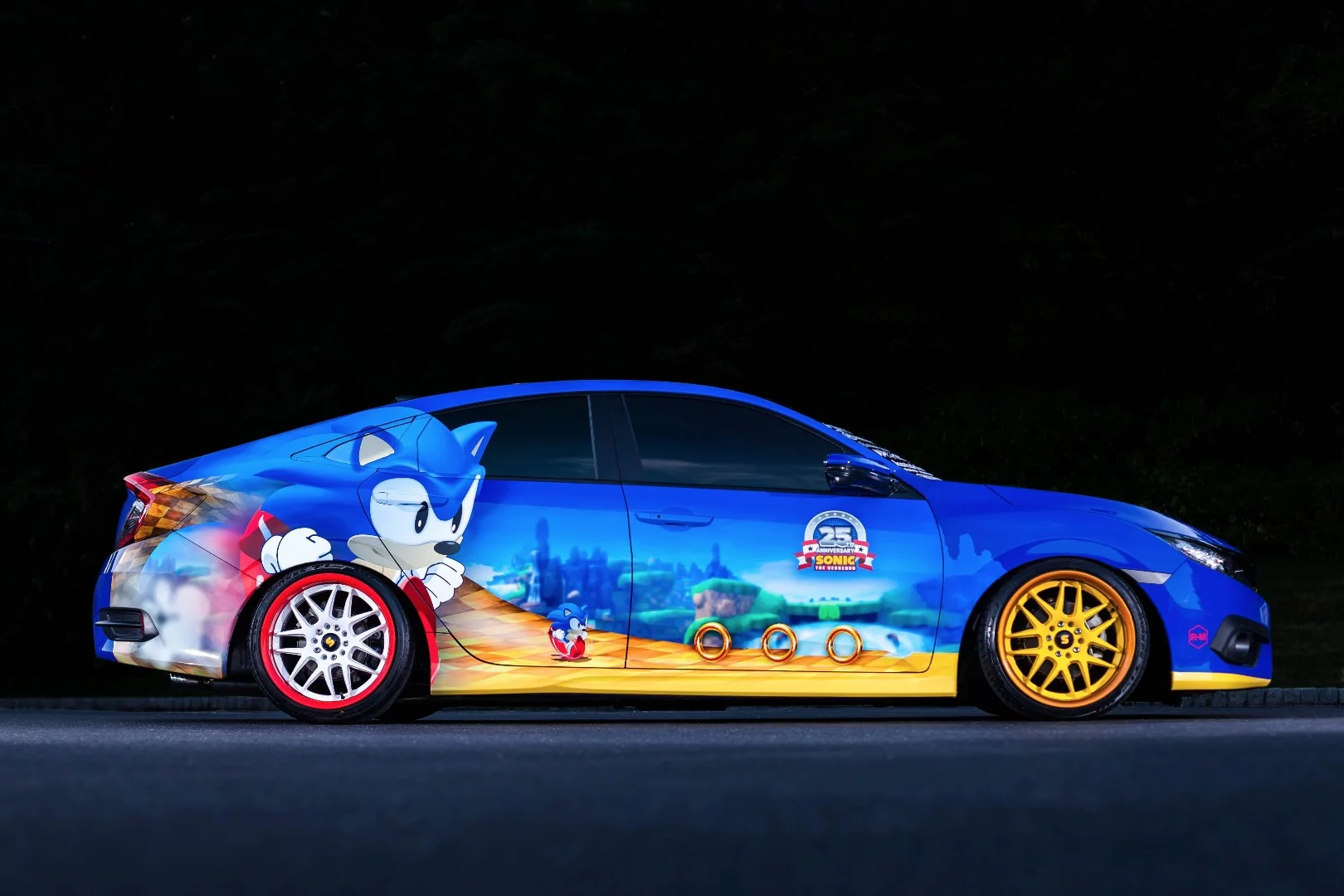 Honda celebrated SEGA with this Sonic Civic