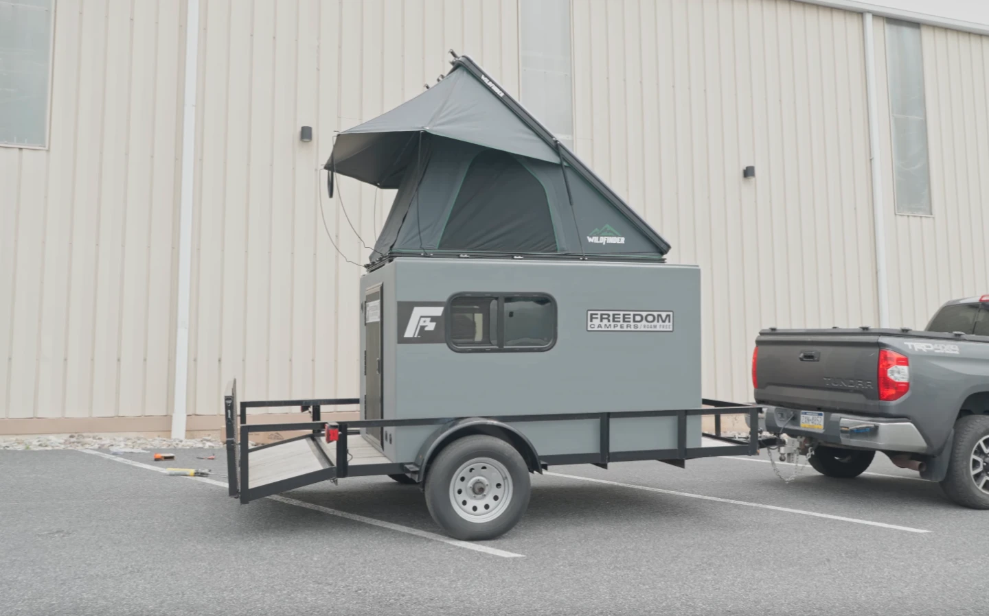Freedom previews a new large camper cube while making it a two-story family camper