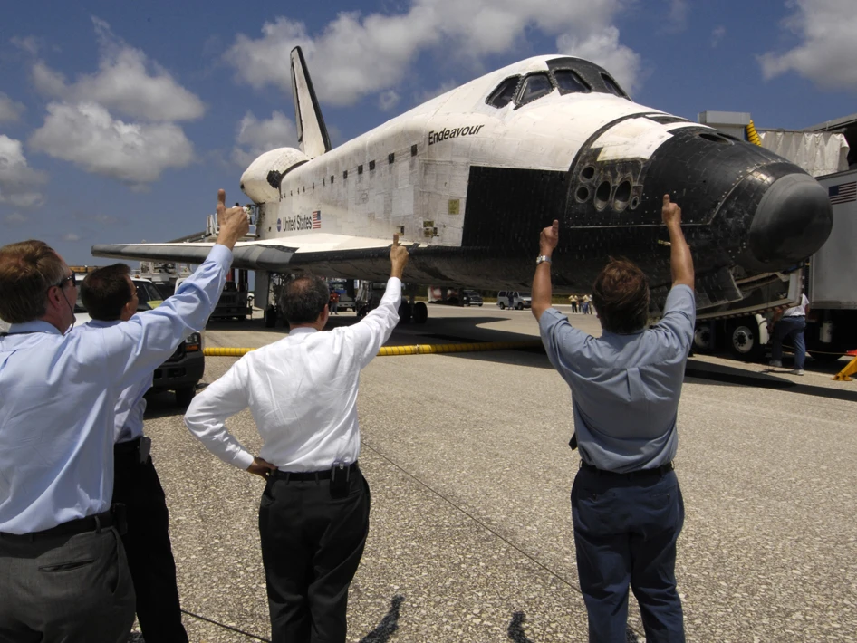 The Endeavour space shuttle is currently on its final flight, and the second-last flight of the entire shuttle program (Photo: NASA)