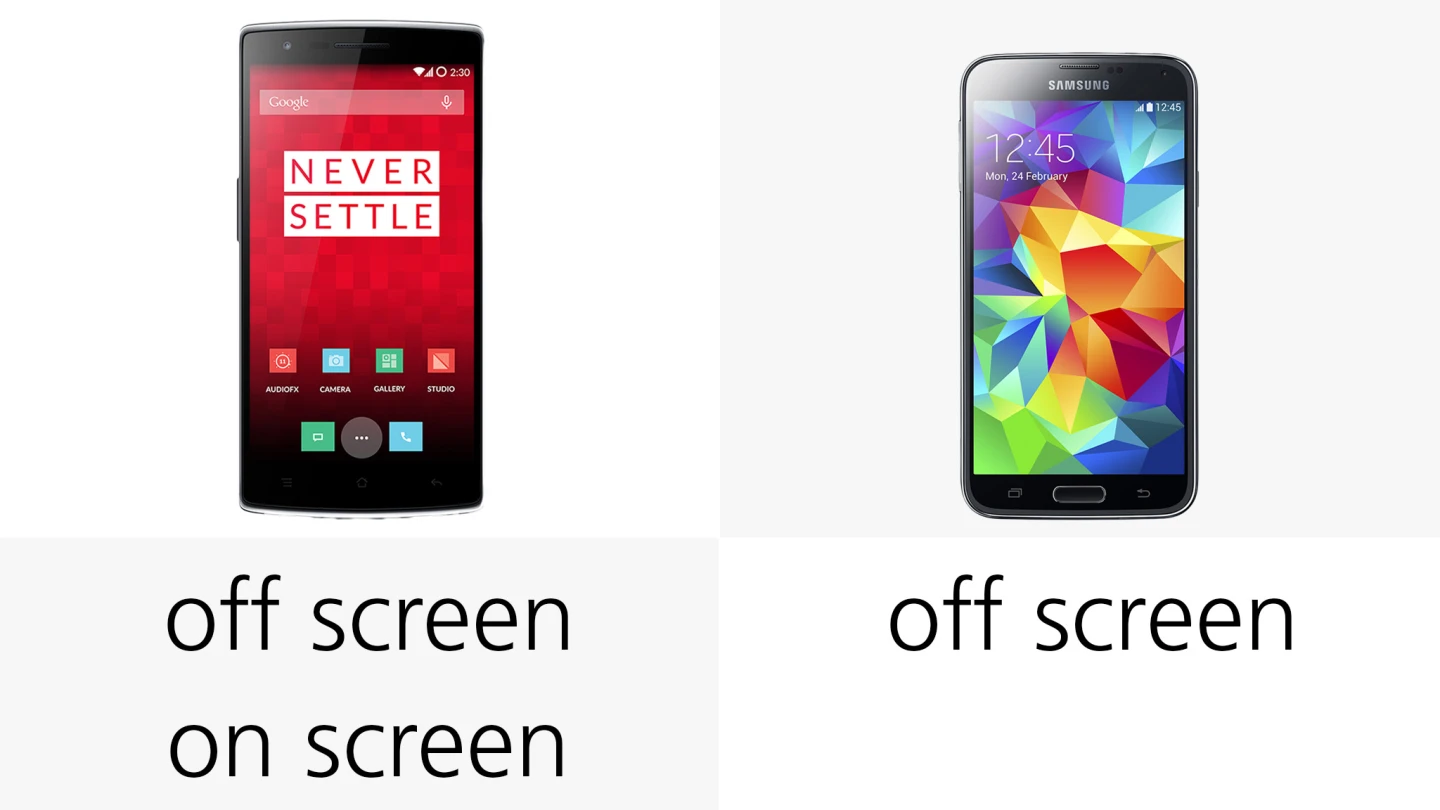 The One lets you choose between using capacitive (below screen) or virtual onscreen navigation keys
