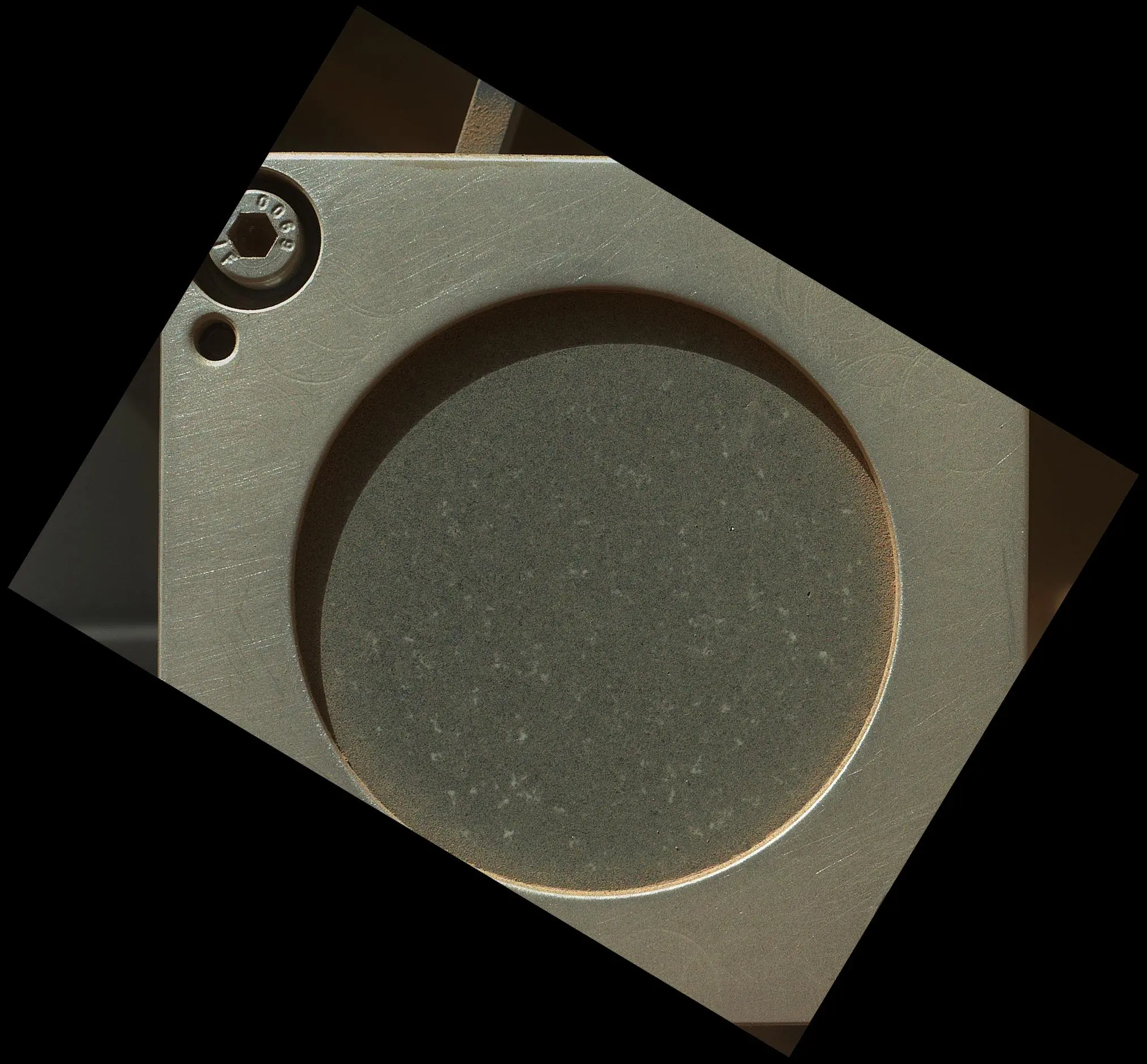 Basal calibration target (Image: NASA/JPL-Caltech/Malin Space Science Systems)