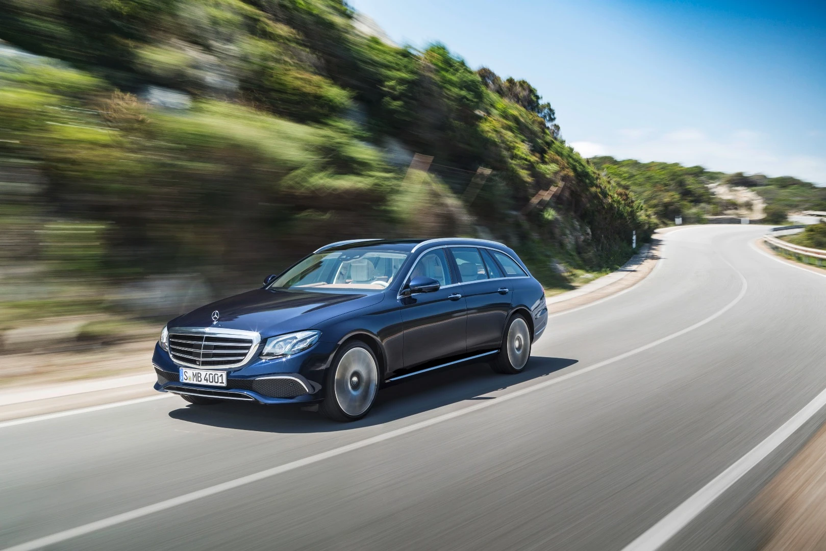 The E-Class Estate can be had with seven engines