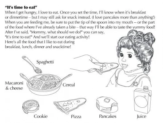 Amanda's food regime may not meet the approval of a dietician, but she knows the difference between pizza and noodles.