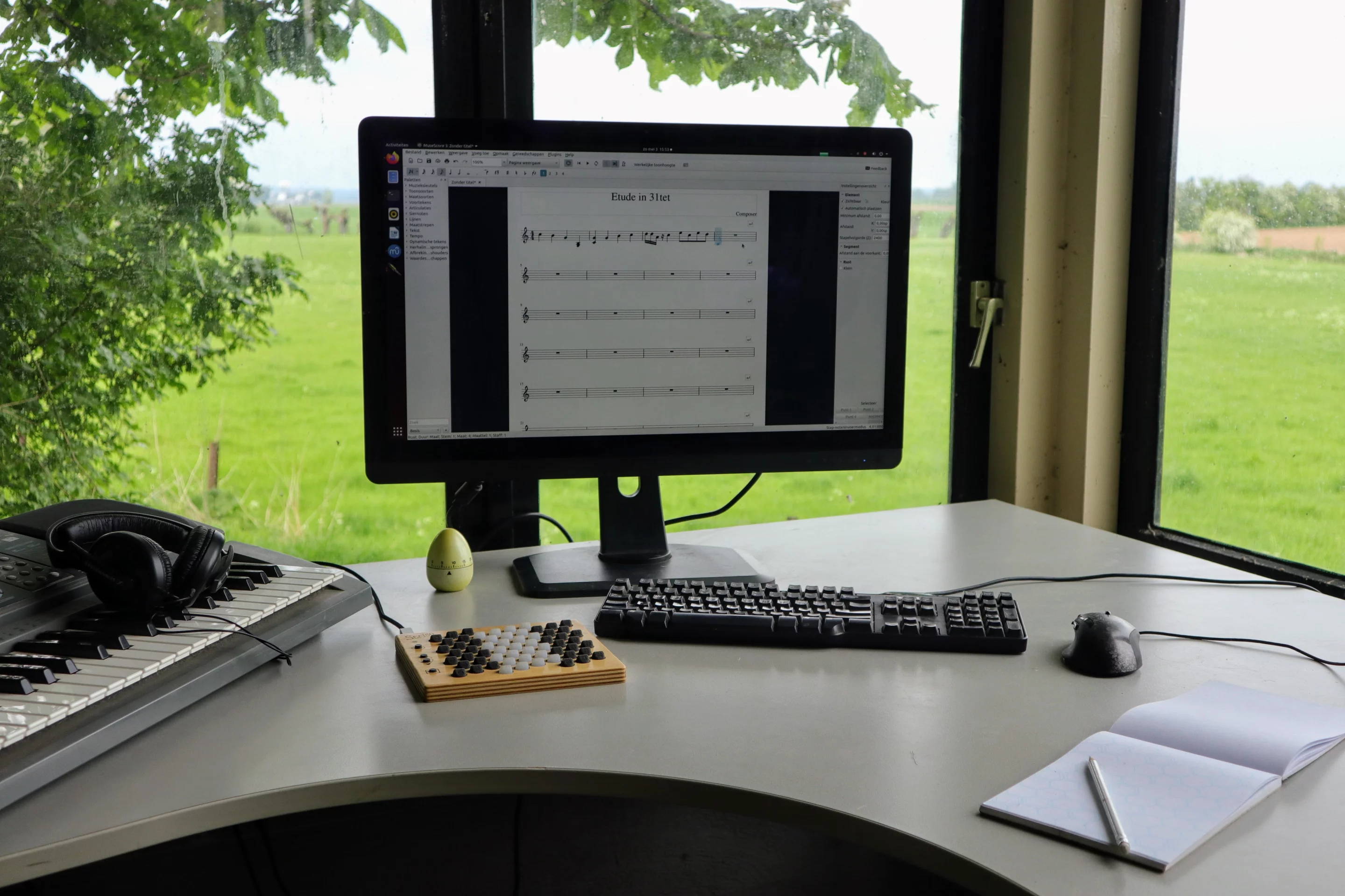 The Striso board will include its own synthesizer, but can also be used with an MPE synth