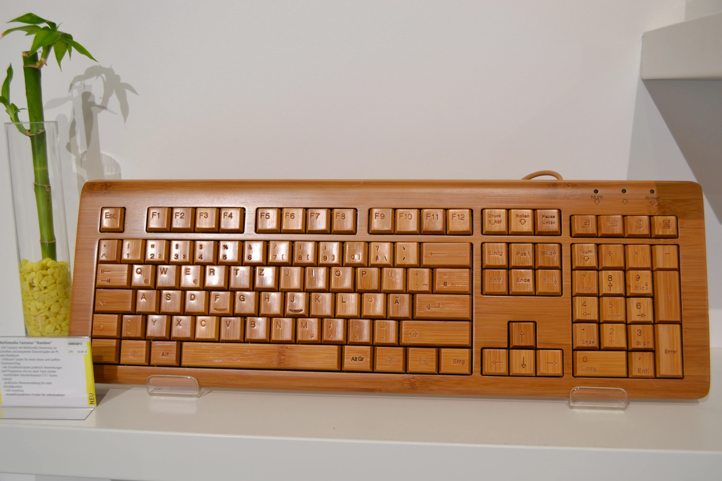 This wired keyboard is so good looking that I might just consider trading in my current wireless one