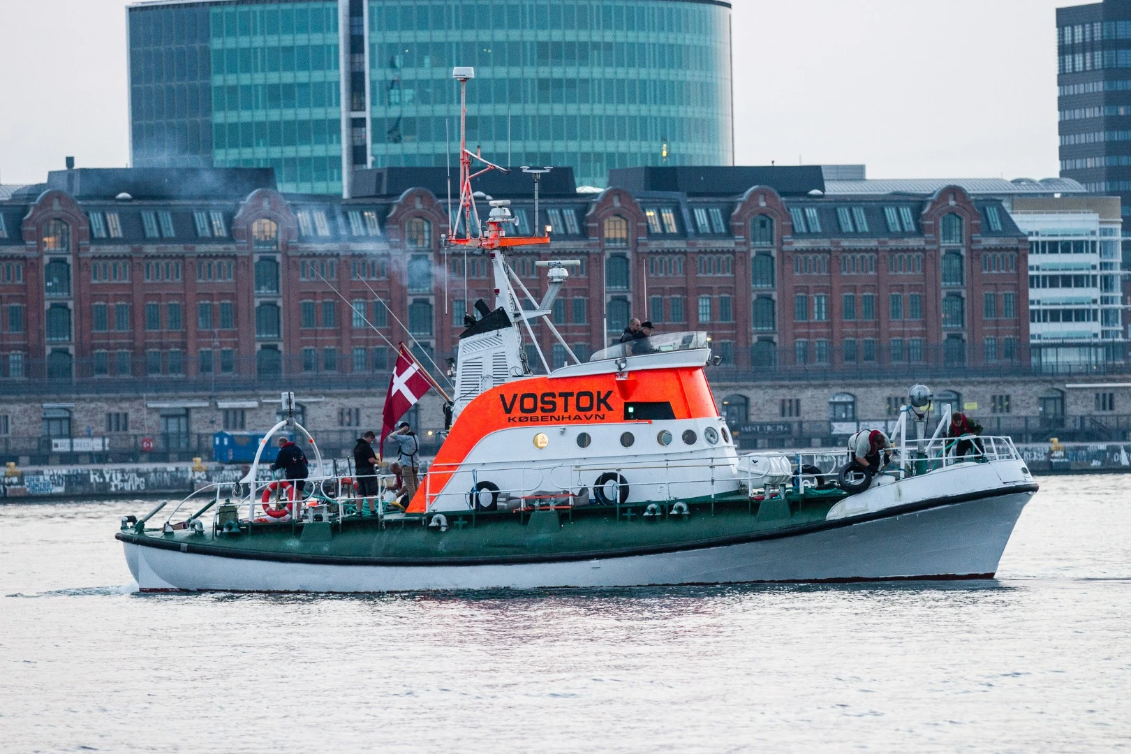The Vostok mission control vessel
