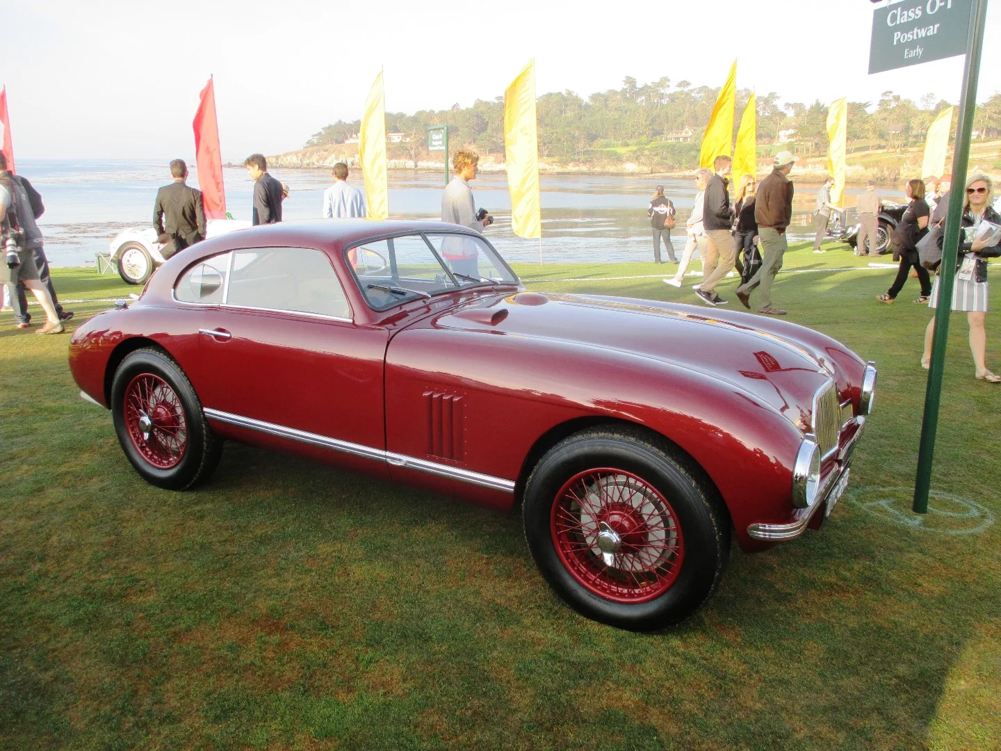 1949 Aston Martin DB-2 prototype at Pebble Beach, 2015