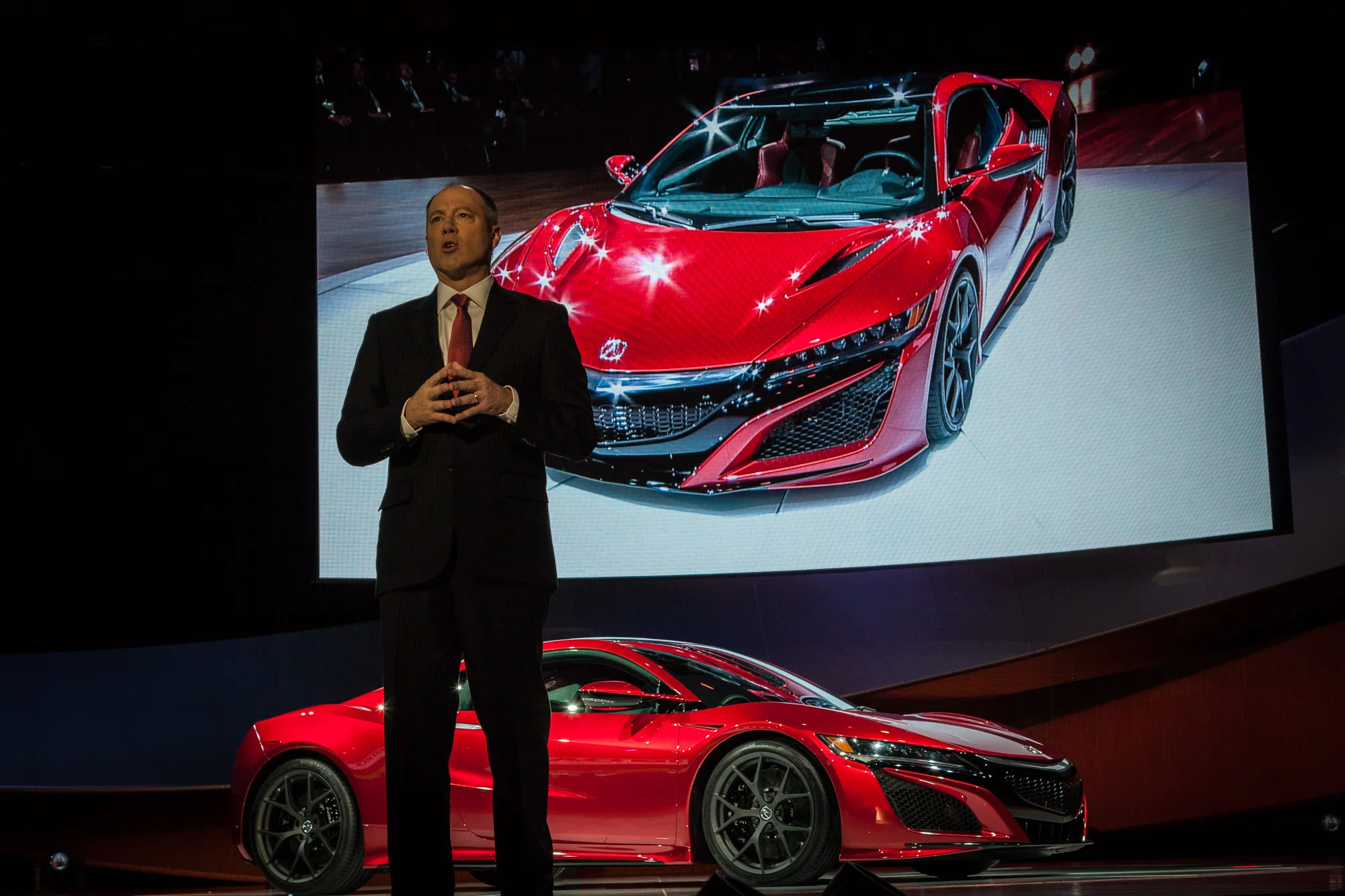 The production spec Acura NSX Version 2.0