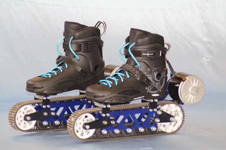 Electric rollerblades go off the beaten track
