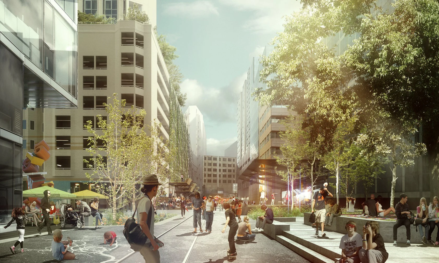 The Goods Line is a former rail track in Sydney that is being turned into a public space