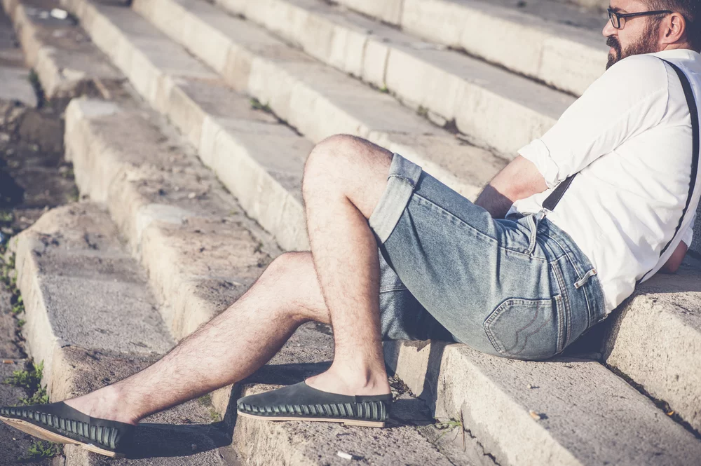 Pikkpacks are leather shoes that are delivered in flatpack form and require minor assembly on the part of the purchaser (Photo: Pikkpack)
